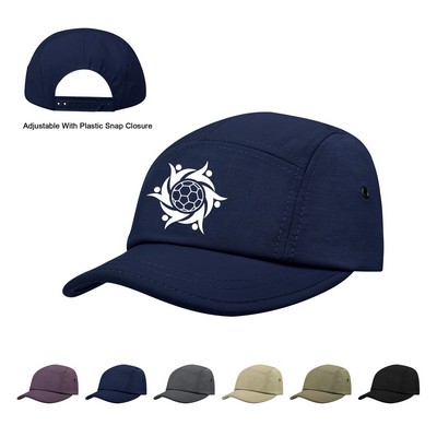 5 Panel Lightweight Quick Dry Performance Cap